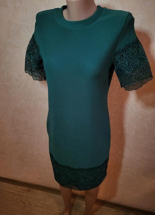 Смарагдова сукня2 фото