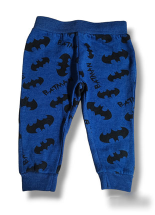 Теплые детские брюки с манжетами бэтмен байка