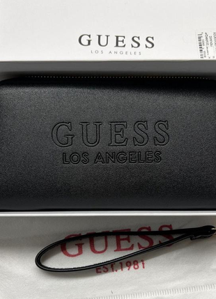 Женский кошелек на молнии guess черный на подарок4 фото