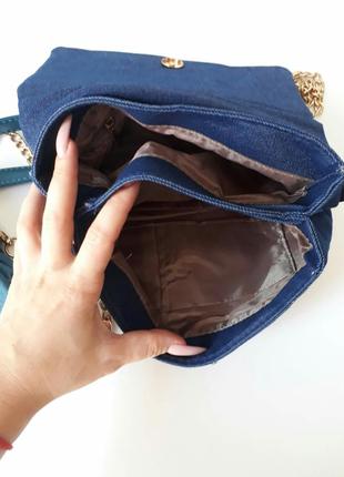 Джинсовий клатч, джинсова сумка4 фото