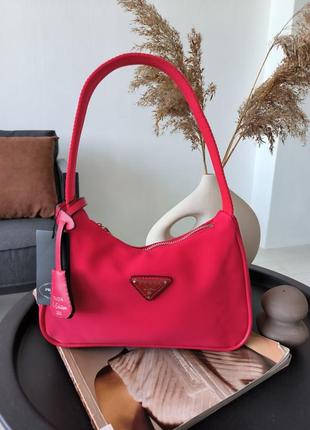 👜 prada re-edition 2005 red (арт: 05007)