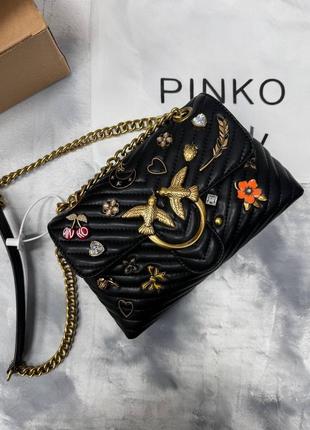 Сумка кожаная брендовая pinko7 фото