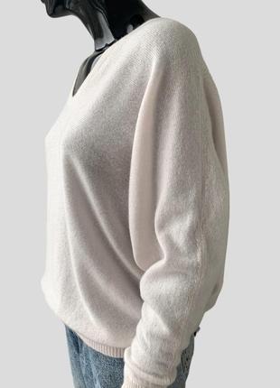 Кашеміровий светр джемпер пуловер whiteмас 100% кашемір4 фото