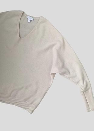 Кашеміровий светр джемпер пуловер whiteмас 100% кашемір7 фото