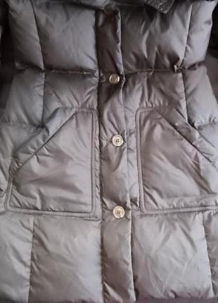 Пуховик куртка, цвет коричневый5 фото