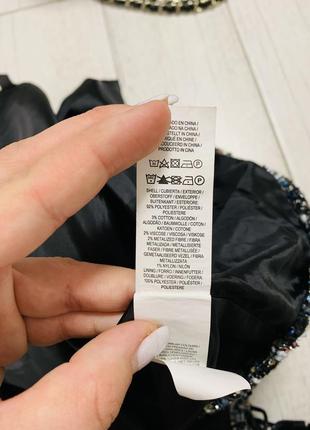 Женская твидовая стильная юбка мини длины с замочком сзади7 фото