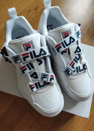 Кожаные кроссовки fila фила