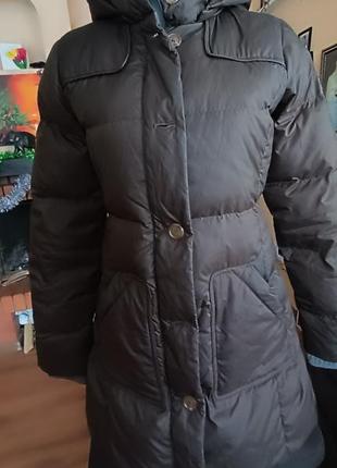 Пуховик куртка, цвет коричневый7 фото
