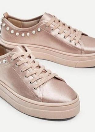 Шикарні кросівки zara р.41 27.5 см