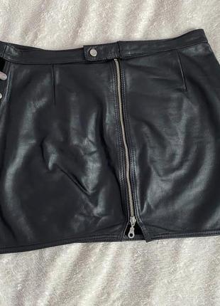 Equinox leather fashion кожаная мини юбка р l3 фото