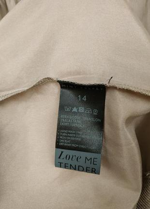 Комбинированное платье с шёлковой юбкой люкс бренд mint velvet7 фото