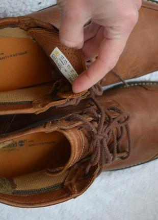 Кожаные водонепроницаемые ботинки полусапоги timberland waterproof р. 47,5 31 см4 фото