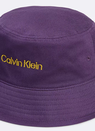 Новая шапка - панама calvin klein (ck khakis logo bucket hat) с америки6 фото