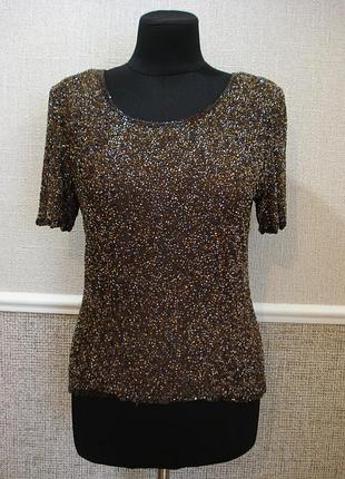 Дизайнерська нарядна блузка ручної роботи