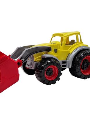 Детская игрушка трактор техас orion 308or погрузчик (желтый)1 фото