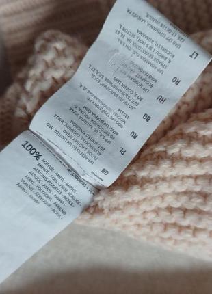 Свитшот свитер вязаный с надписью теплый cropp s6 фото