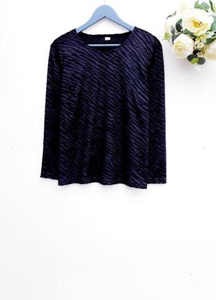Красивий оксамитовий светр, джемпер чорний