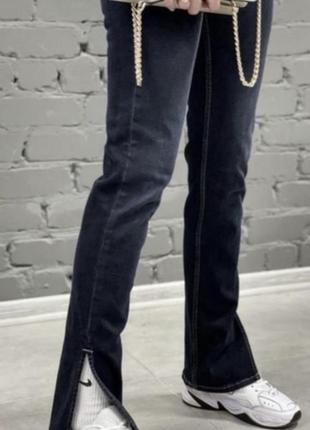 Джинси zara з розрізами джинси для високої2 фото