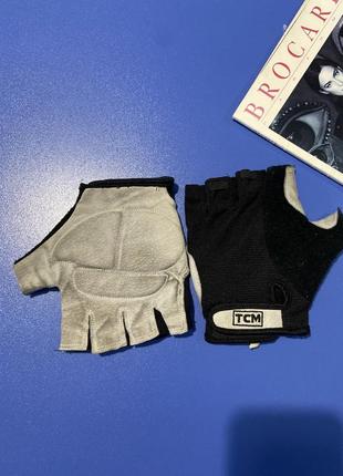 Перчатки для фитнеса мужские тсм1 фото