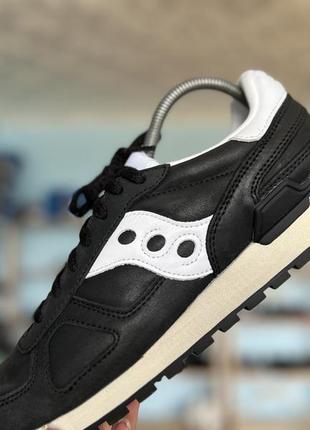 Мужские кроссовки saucony shadow distressed black white оригинал новые сток без коробки5 фото