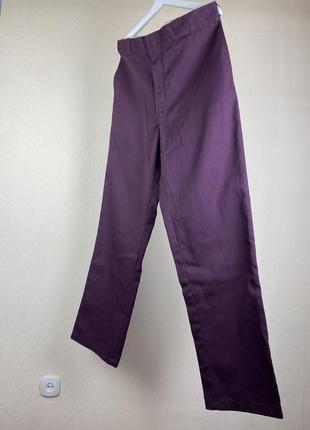 Штани, брюки - чіноси dickies 874 purple pants loose fit cargo2 фото