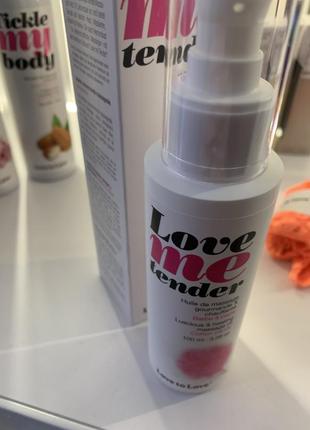 Массажное масло love to love love love me tender 4 вкуса на выбор (100 мл)