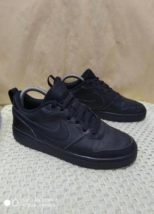 Кожаные кроссовки nike court borough low 2 (gs)5 фото