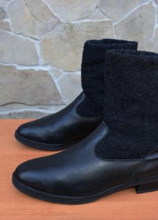 Женские зимние полусапожки mc crain (германия) на меху кожа р.40