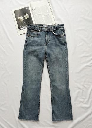 Укороченные эластичные джинсы zara7 фото