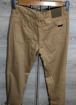 Чоловічі легкі бежові штани флеті pierre cardin з колекції voyage розмір 32/342 фото