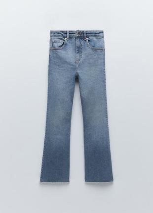Укороченные эластичные джинсы zara4 фото