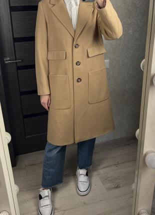 Пальто с шерстью benetton