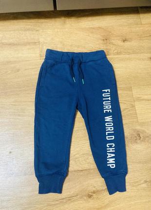 Спортивные штаны джоггеры повседневные на мальчика 2 3 года