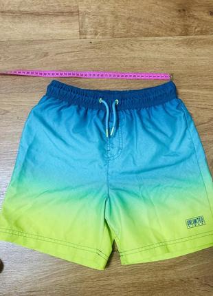 Шорты повседневные пляжные плавки на мальчика 9 10 лет