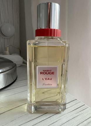 Чоловічі парфуми оригінал guerlain habit rouge leau