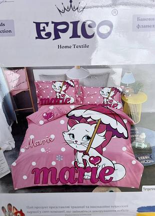 Постільна білизна фланель з казковими персонажами