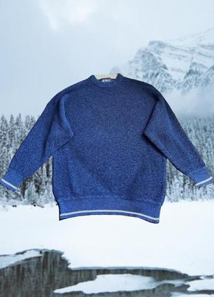 Хлопковый свитер mcneal оригинальный синий, летучая мышь1 фото