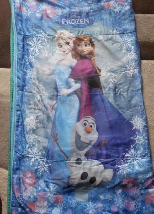Спальный мешок детский с героям сказки frozen
