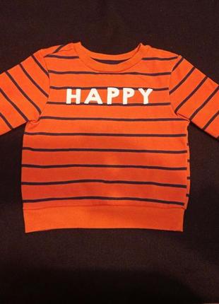 Яскраво оранжевий светр 86 розміру