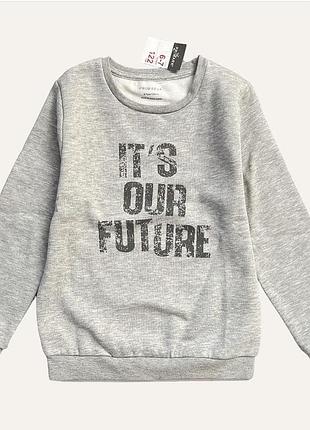 Утепленный свитшот на мальчика 6-7 лет 116/122 см primark