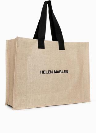 Премиальный бежевый шоппер tout bag цум symbol helen marlen