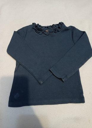 Джемпер красивого синего цвета 86 размера 2632ю