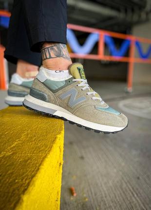 Premium ✅️ кросівки new balance 574 legacy stone island