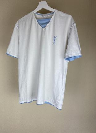 Винтажная футболка yves saint laurent vintage