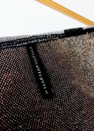 Золото, срібло та бронза - трикотажна сукня, крупний зигзаг