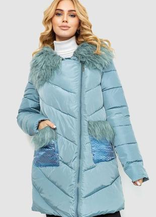 Куртка женская однотонная, цвет светло-оливковый, 235r5068