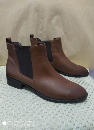 Шкіряні черевики челсі love leather george