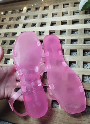 Нежно розовые силиконовые босоножки 😍🤤5 фото