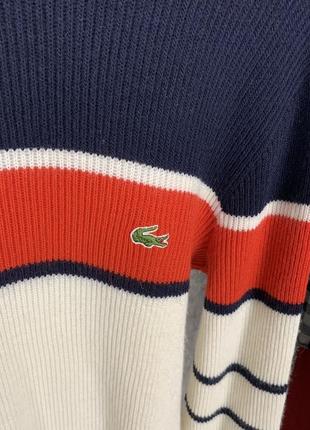 Шерстяной свитер lacoste vintage6 фото