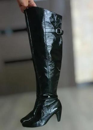 Ботфорты лаковая кожа kennel@ schmenger, germany